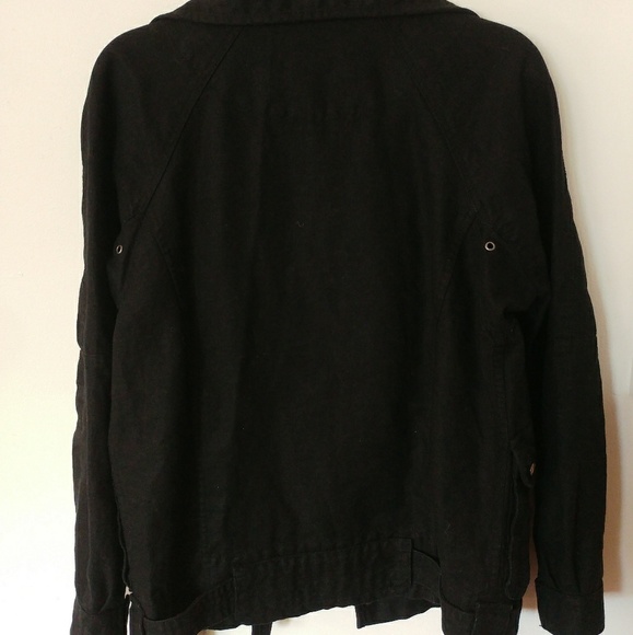 Wilfred Free Linen Moto Jacket - Picture 8 of 8